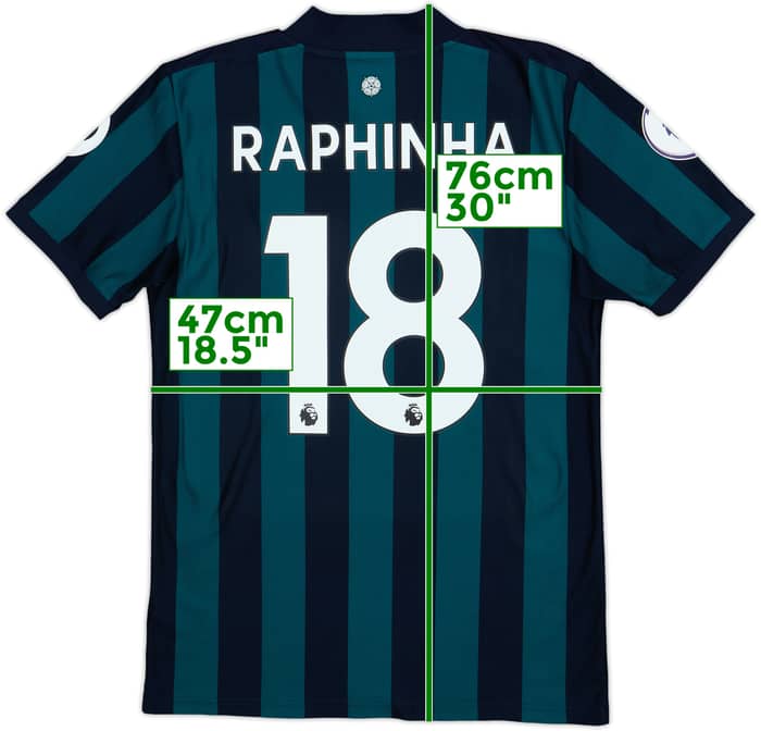 2020-21 Leeds United Away Shirt Raphinha #18 - 6/10 - (S)