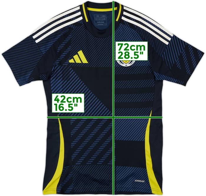 2024-25 Scotland Home Shirt - 10/10 - (XS)