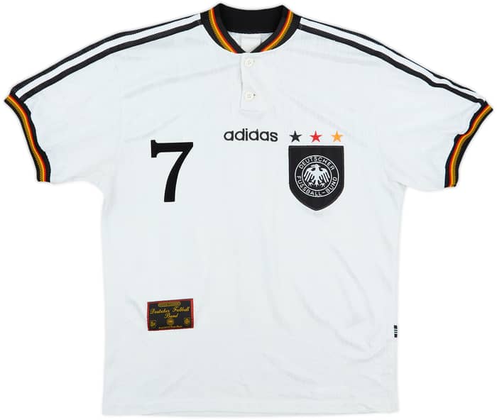 1996-98 Germany Home Shirt Moller #7 - 6/10 - (S)
