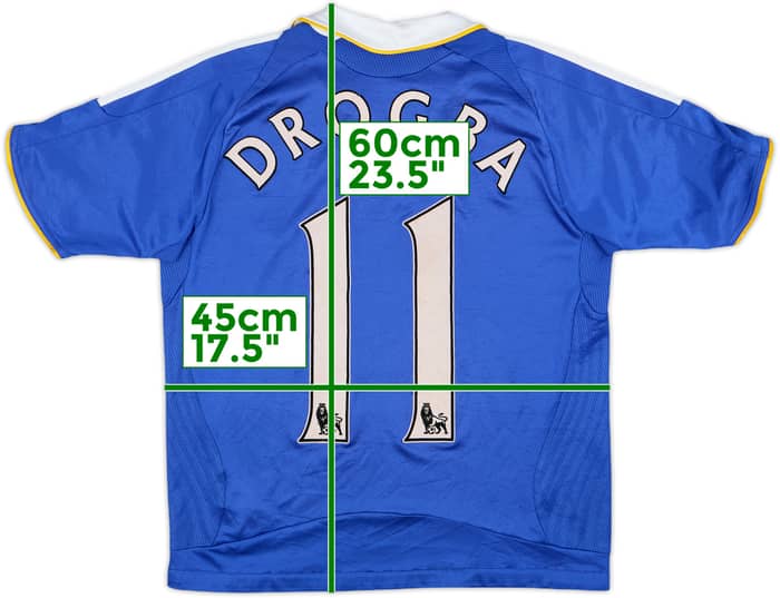 2008-09 Chelsea Home Shirt Drogba #11 - 6/10 - (M.Boys)