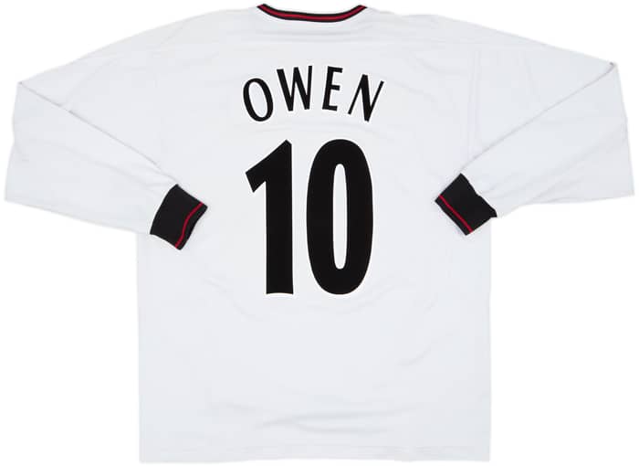 2003-04 Liverpool Away L/S Shirt Owen #10 - 6/10 - (L)