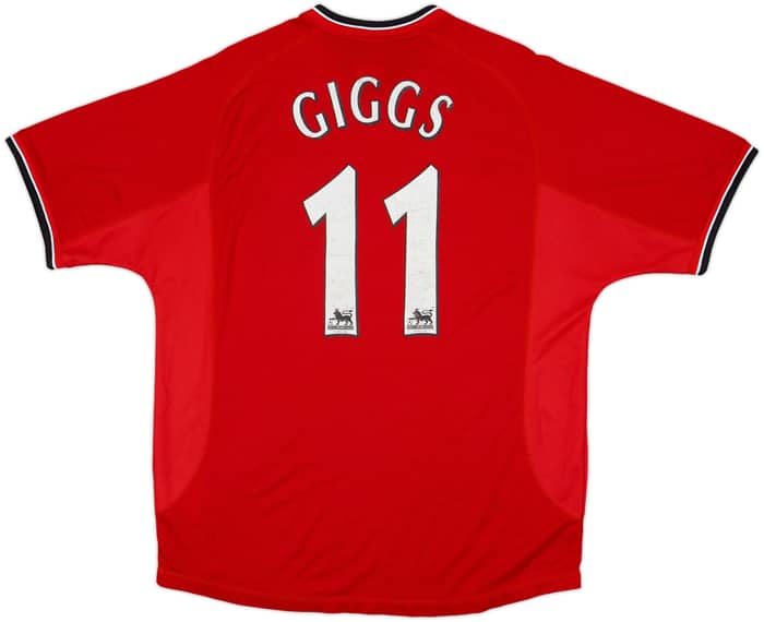 2000-02 Manchester United Home Shirt Giggs #11 - 6/10 - (L)