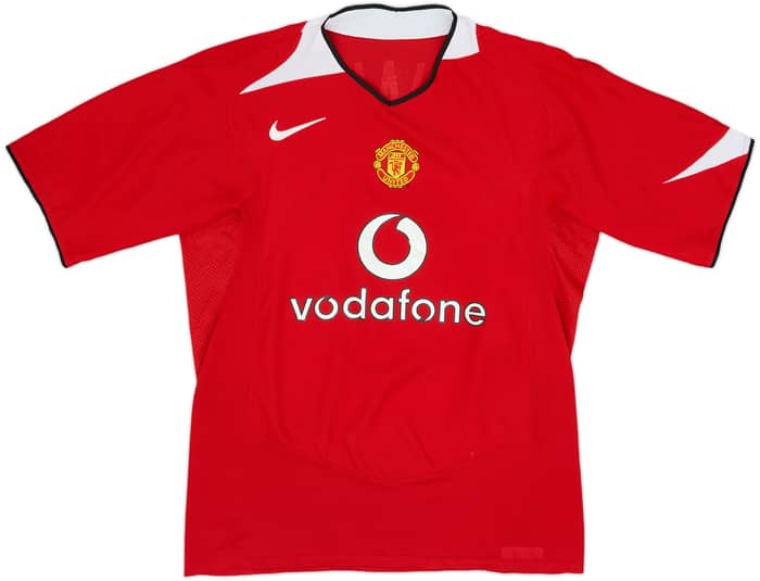 2004-06 Manchester United Home Shirt Ronaldo #7 - 8/10 - (L)