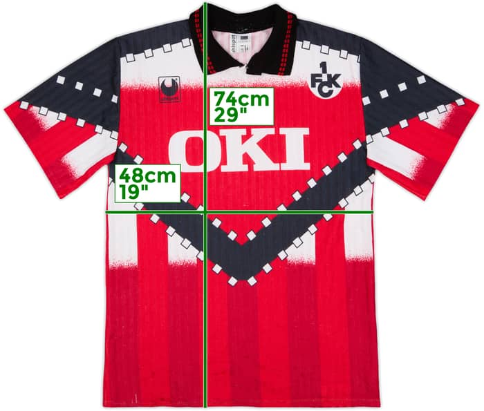 Camiseta de local del Kaiserslautern 1993-94 - 6/10 - (M)