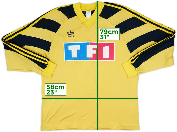 1992-94 Coupe de France adidas Template L/S Shirt #12 #12 - 6/10 - (XL)