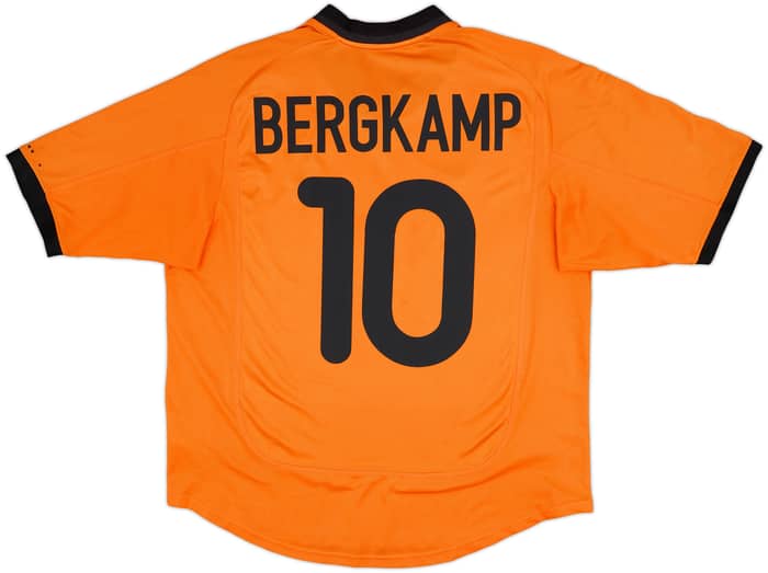 2000-02 Netherlands Home Shirt Bergkamp #10 - 8/10 - (XL)