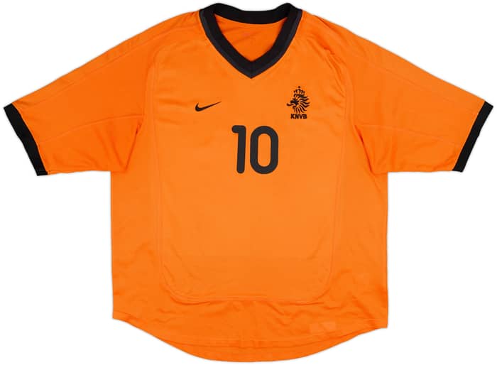 2000-02 Netherlands Home Shirt Bergkamp #10 - 8/10 - (XL)