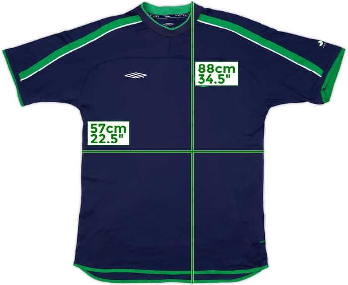 2002-03 Saint Etienne Umbro Training Shirt - 8/10 - (XL)