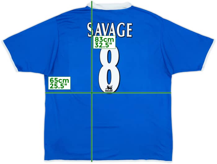 2004-05 Birmingham Home Shirt Savage #8 - 6/10 - (XXL)