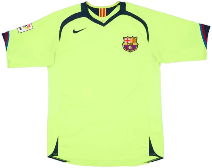 2005-06 Barcelona Away Shirt Ronaldinho #10 - 8/10 - (M)