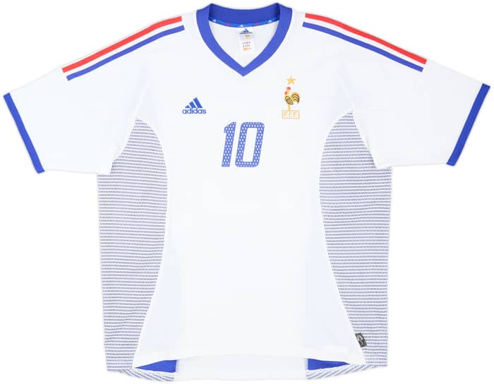 2002-04 France Away Shirt Zidane #10 - 6/10 - (XL)