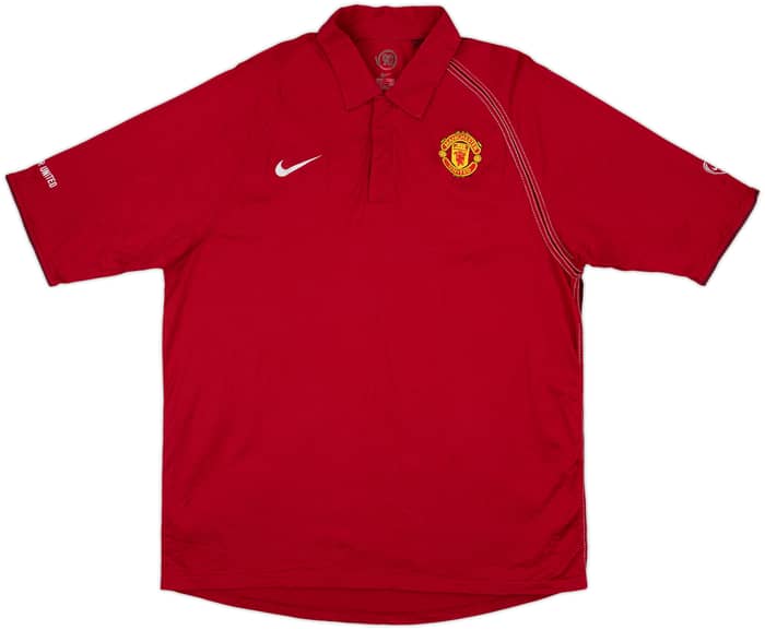 2004-05 Manchester United Nike Polo Shirt - 8/10 - (L)
