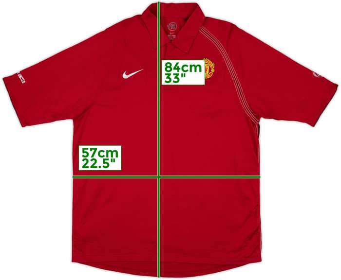 2004-05 Manchester United Nike Polo Shirt - 8/10 - (L)