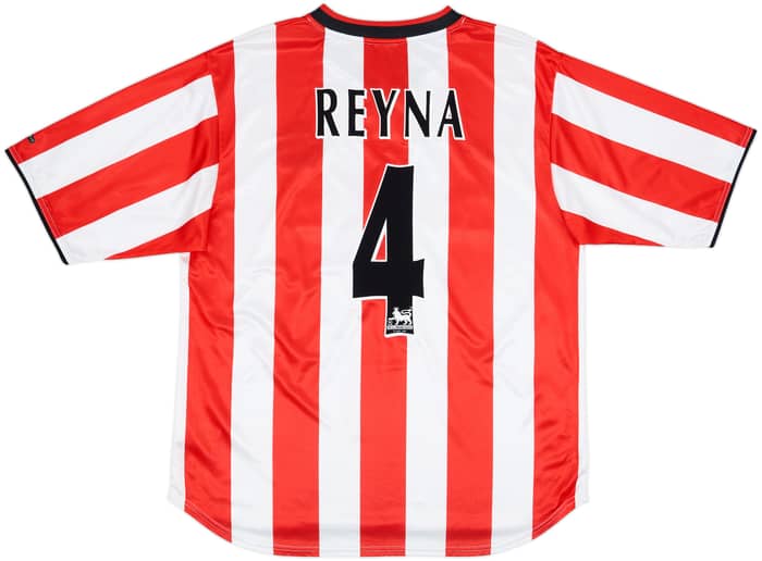 2000-02 Sunderland Home Shirt Reyna #4 - 8/10 - (XL)