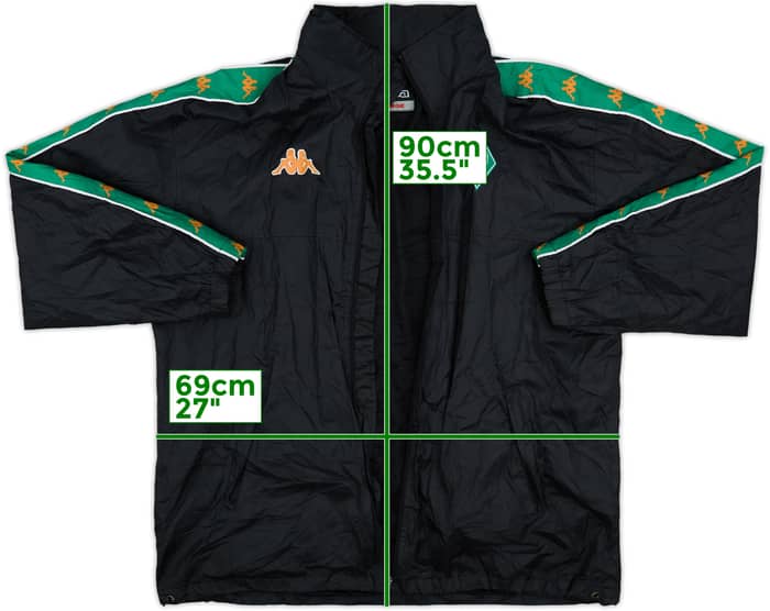 2000-01 Werder Bremen Kappa Hooded Rain Jacket - 3/10 - (XXL)