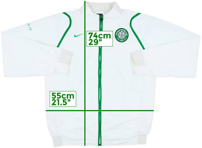 2006-07 Celtic Nike Track Jacket - 8/10 - (L)