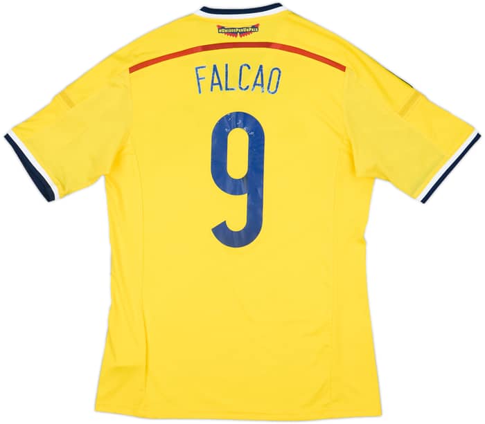 2014-15 Colombia Home Shirt Falcao #9 - 6/10 - (M)