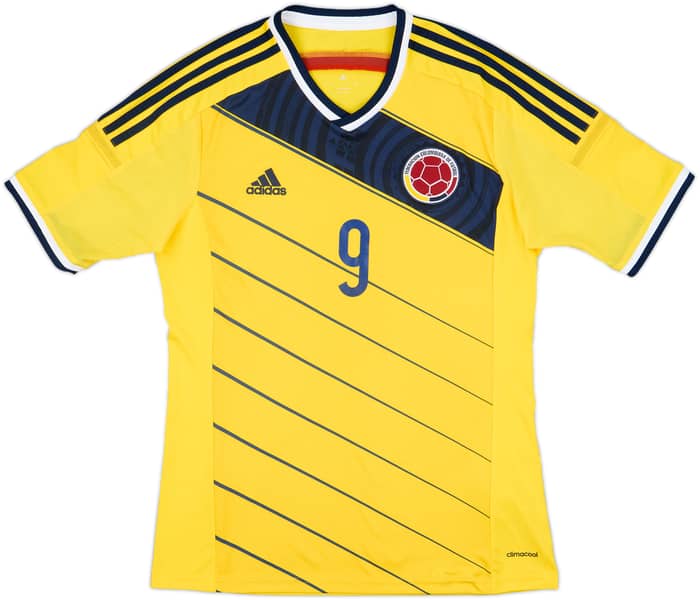 2014-15 Colombia Home Shirt Falcao #9 - 6/10 - (M)