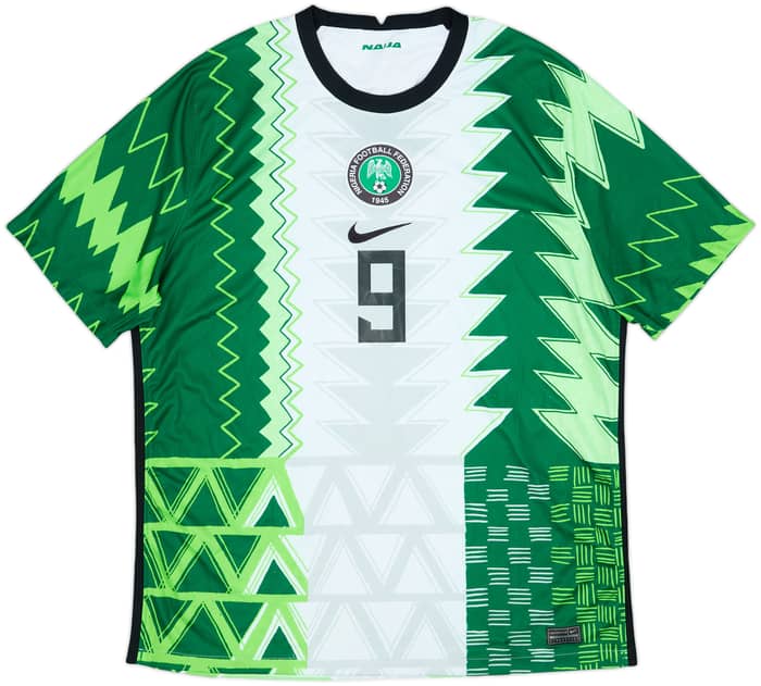 2020-21 Nigeria Home Shirt Osimhen #9 - 7/10 - (XL)