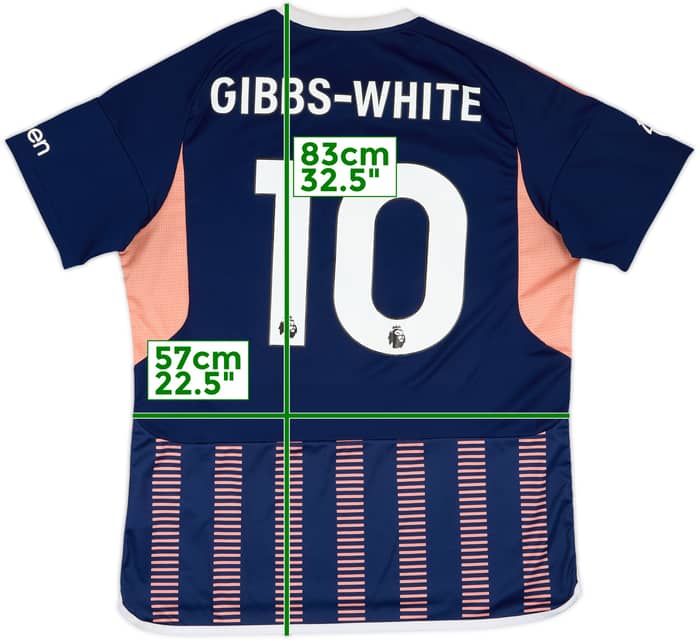 2023-24 Nottingham Forest Third Shirt Gibbs-White #10 - 6/10 - (XL)