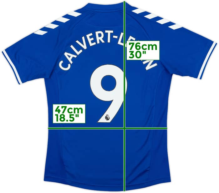 2020-21 Everton Home Shirt Calvert-Lewin #9 - 8/10 - (M)