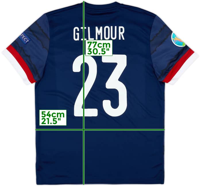 2020-22 Scotland Home Shirt Gilmour #23 (L)