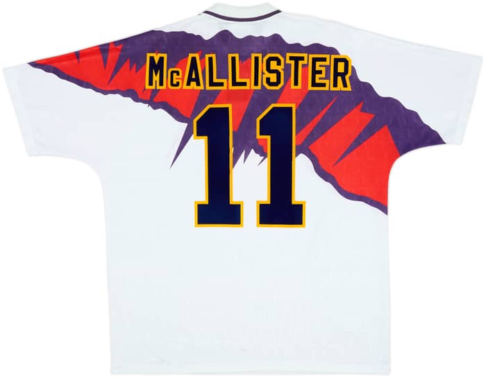 1991-93 Scotland Away Shirt McAllister #11 - 8/10 - (XL)