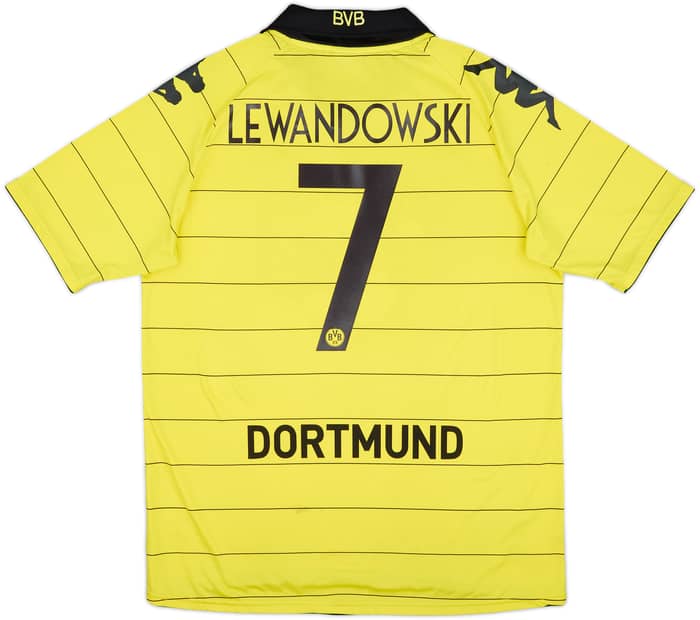 2010-11 Borussia Dortmund Home Shirt Lewandowski #7 - 5/10 - (L)