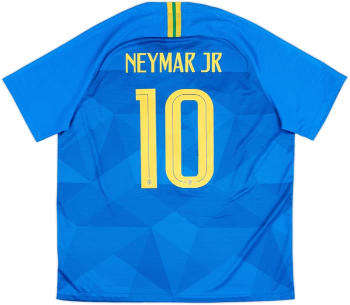 2018-19 Brazil Away Shirt Neymar Jr #10 - 10/10 - (XL)