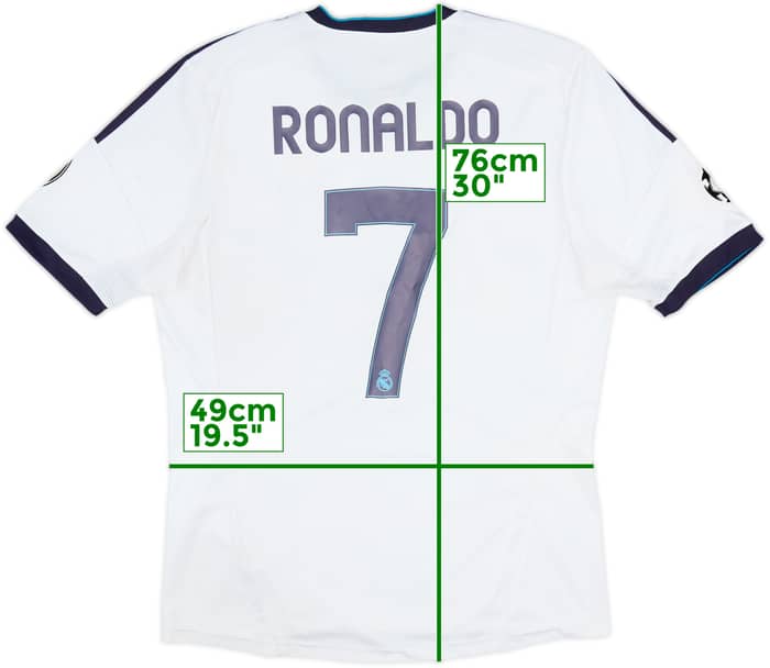 2012-13 Real Madrid Home Shirt Ronaldo #7 - 7/10 - (L)