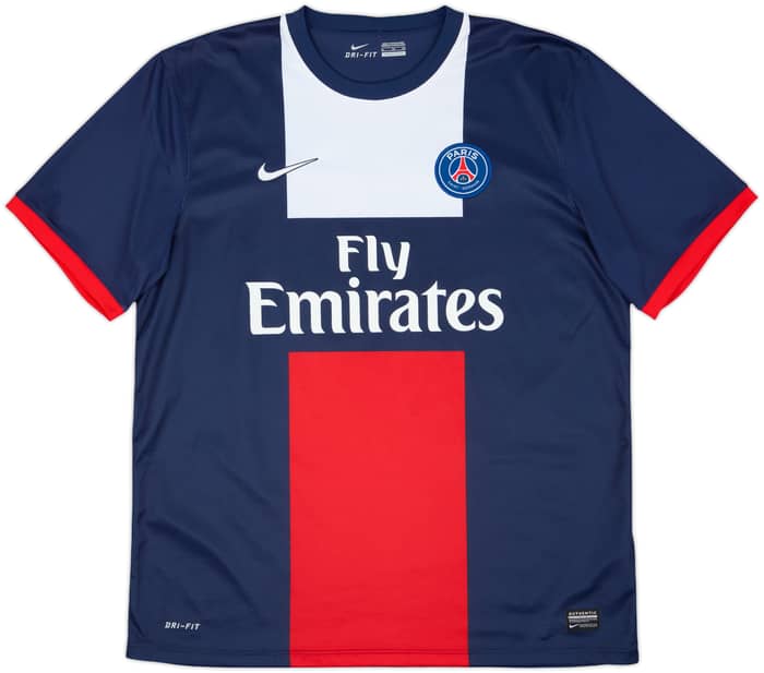 2013-14 Paris Saint-Germain Home Shirt Ibrahimovic #10 - 8/10 - (XL)
