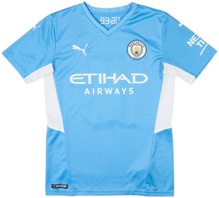 2021-22 Manchester City Home Shirt Grealish #10 - 7/10 - (S)
