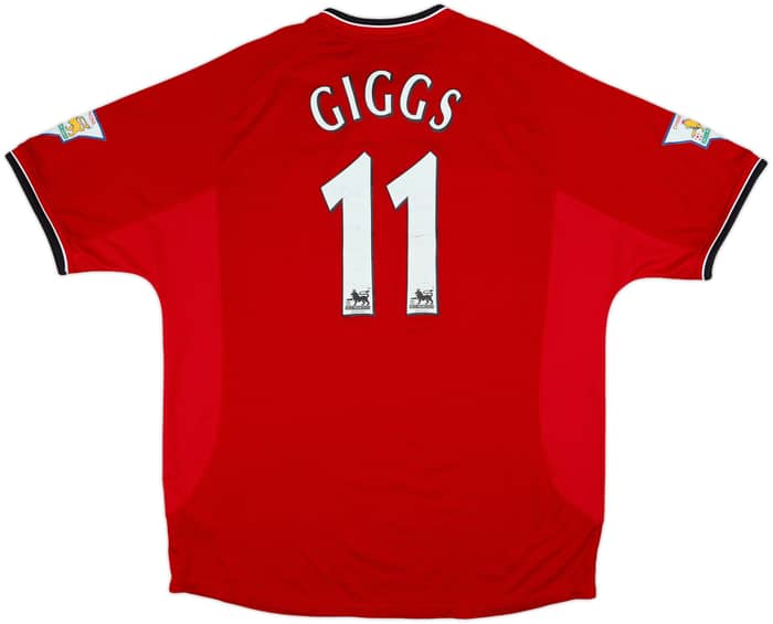 2000-02 Manchester United Home Shirt Giggs #11 - 7/10 - (XL)