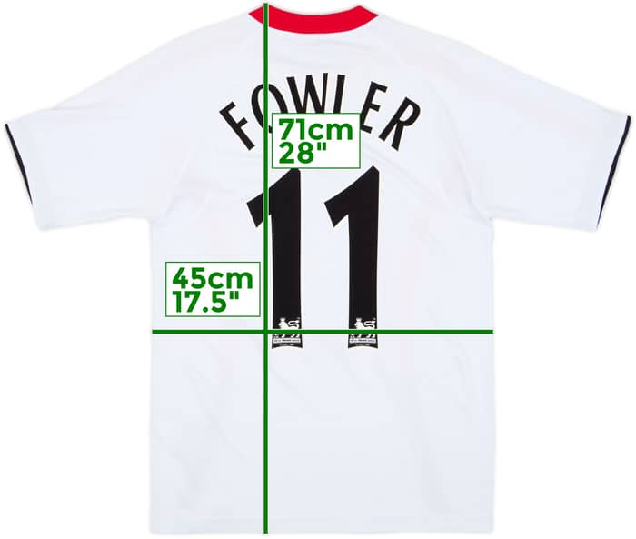 2005-06 Liverpool Away Shirt Fowler #11 - 6/10 - (M)