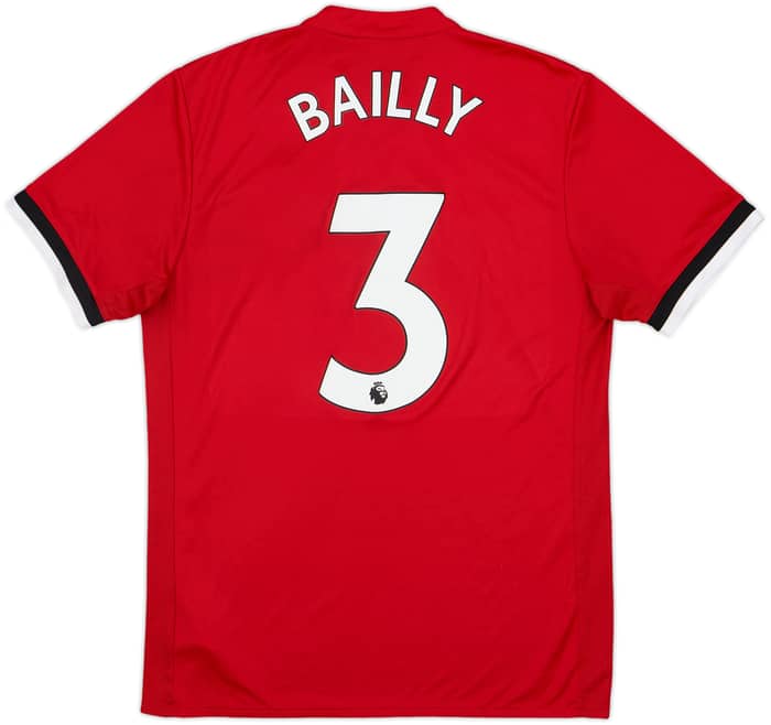 2017-18 Manchester United Home Shirt Bailly #3 - 8/10 - (M)