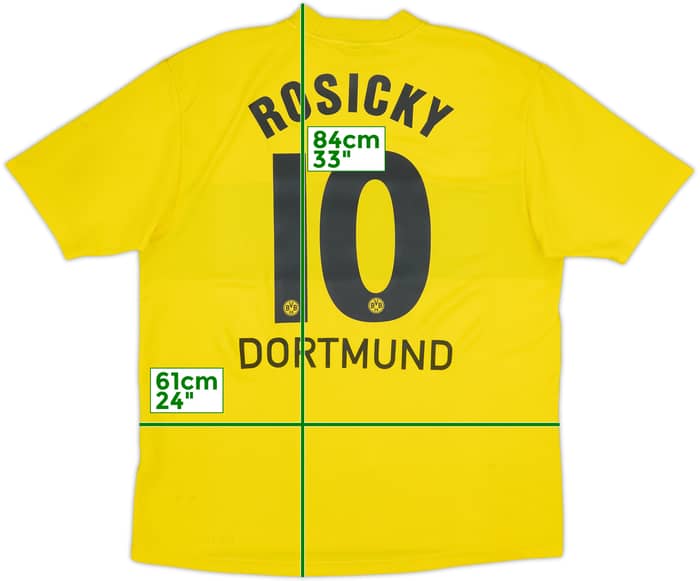 2002-03 Borussia Dortmund Home Shirt Rosicky #10 - 3/10 - (XL)