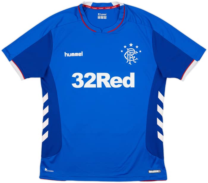 2018-19 Rangers Home Shirt - 9/10 - (XL)