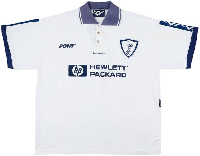 1995-97 Tottenham Home Shirt Sheringham #10 - 8/10 - (XL)