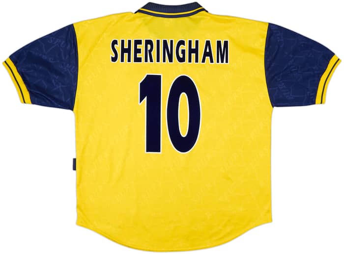 1995-97 Tottenham Third Shirt Sheringham #10 - 8/10 - (XL)