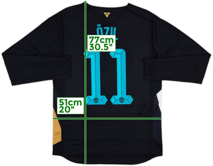 2015-16 Arsenal Third L/S Shirt Ozil #11 - 7/10 - (M)