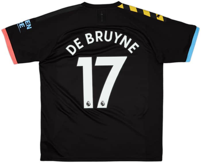 2019-20 Manchester City Away Shirt De Bruyne #17 - 9/10 - (L)