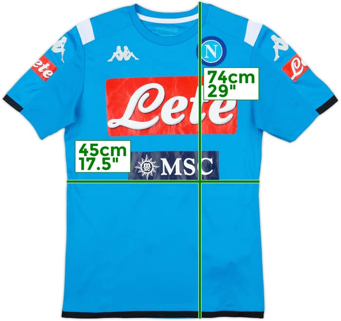 2019-20 Napoli Kappa Training Shirt - 6/10 - (M)