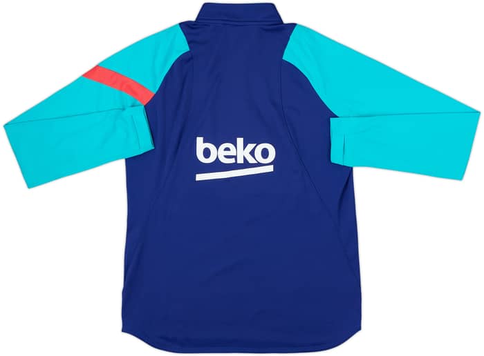 2021-22 Barcelona Nike 1/4 Zip Training Top - 8/10 - (M)