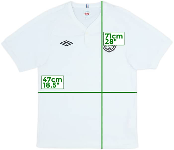 2011-12 England Umbro Polo Shirt - 9/10 - (M)