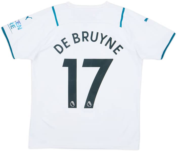 2021-22 Manchester City Away Shirt De Bruyne #17 - 6/10 - (M)