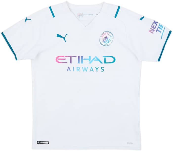 2021-22 Manchester City Away Shirt De Bruyne #17 - 6/10 - (M)