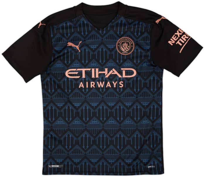 2020-21 Manchester City Away Shirt Kun Aguero #10 - 10/10 - (S)