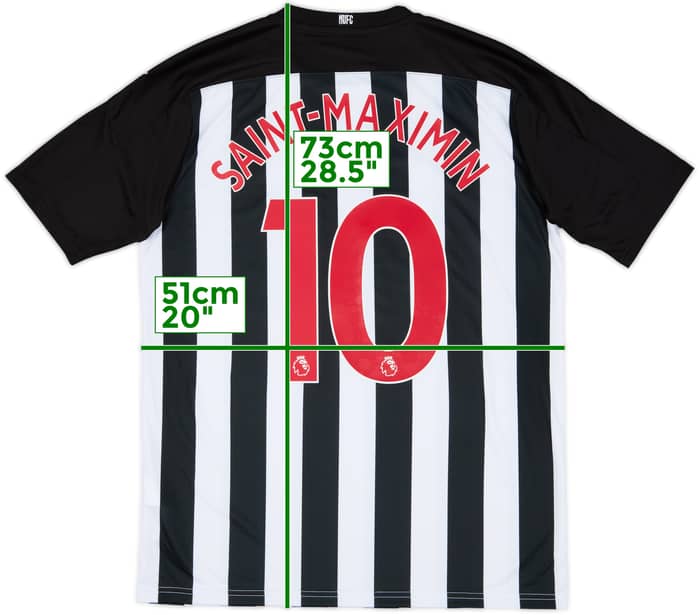 2020-21 Newcastle Home Shirt Saint-Maximin #10 - 9/10 - (L)