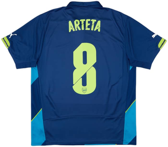 2014-15 Arsenal Third Shirt Arteta #8 - 6/10 - (L)