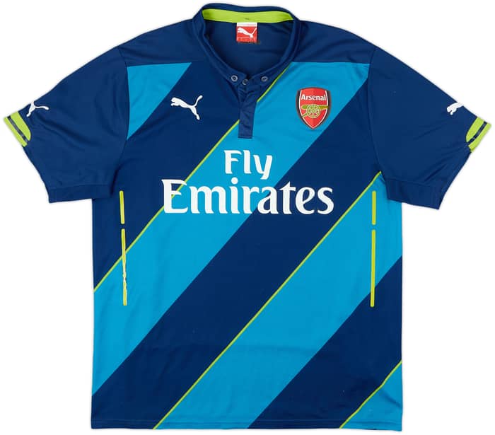 2014-15 Arsenal Third Shirt Arteta #8 - 6/10 - (L)